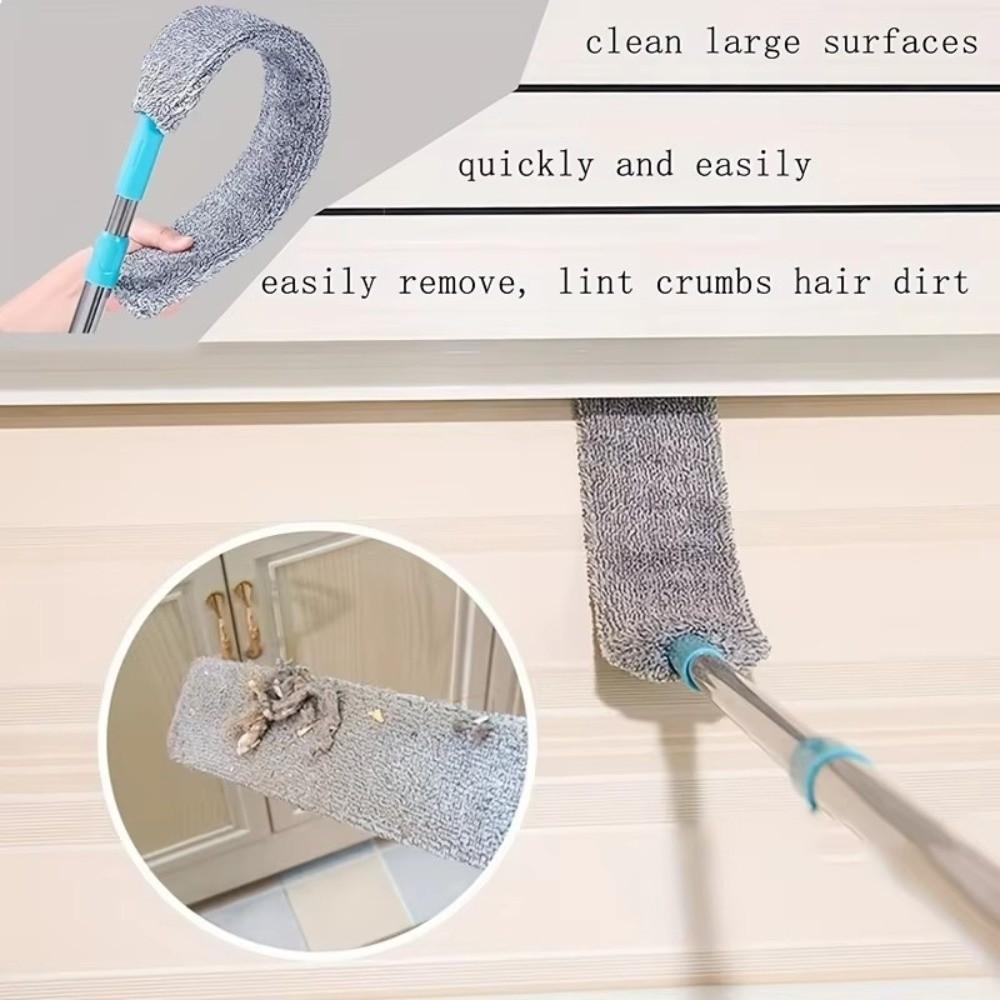 Bendable Head Retractable Gap Dust Cleaner Adjustable Telescopic Duster Home Cleaning