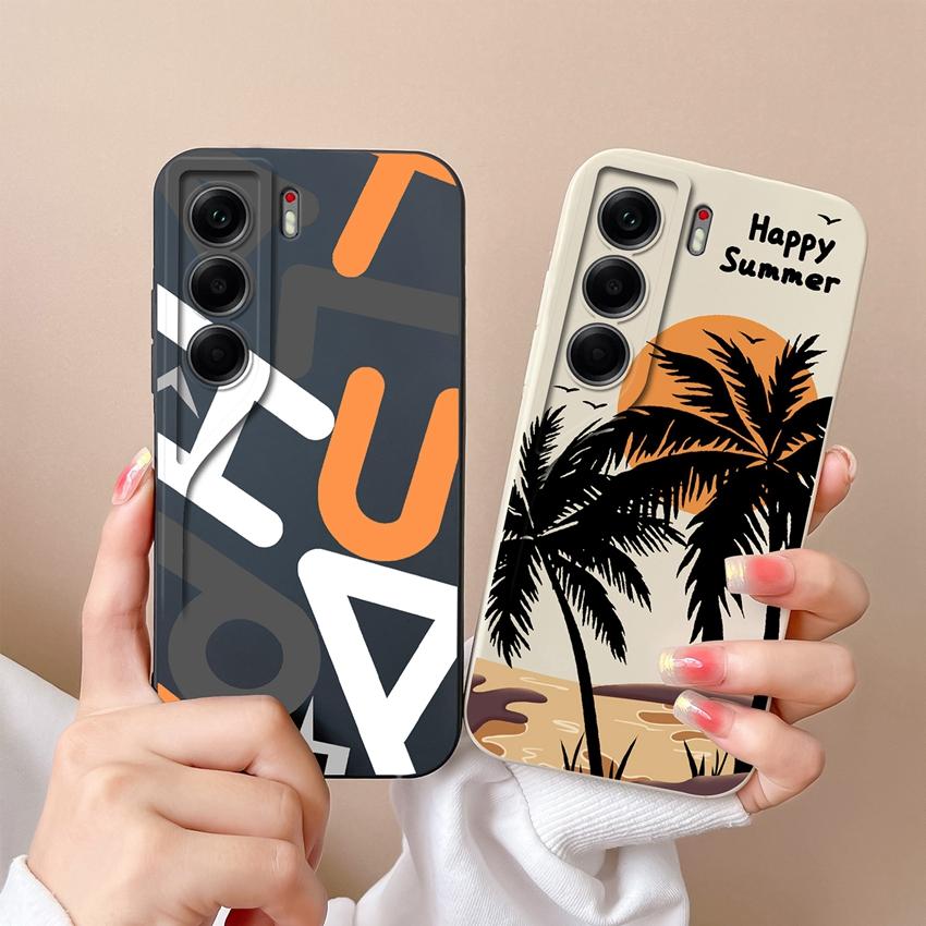 For Tecno Camon 40 Pro Spack 30 Pova 6 Neo Phone Case Pretty Starry Sky Cat Pattern Liquid Silicone Advanced Dustproof Protective Shell For Tecno Capa