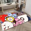 Colorful Cartoon kpop Carpet, Chair Rug,Rug for Office Bedroom living rooms, Doormat decor Fan Gift Christmas Gift