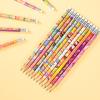 24Pcs Happy Birthday Pencils Fun Wooden Pencils with Top Erasers for Kids Birthday Party Supplies And Gifts