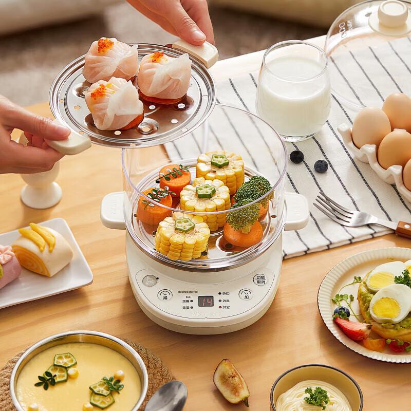 Bear Double-Layer Multifunctional Egg Steamer CN plug (adapter included)