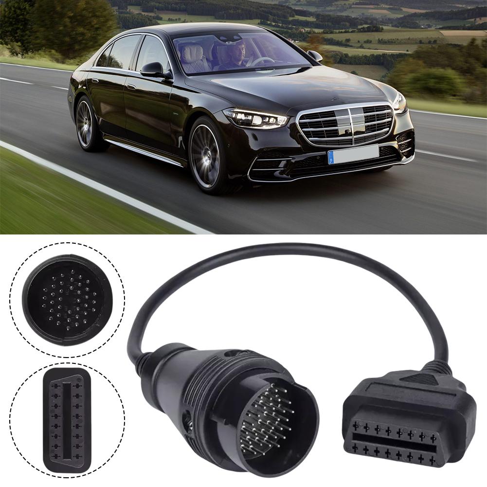 Suitable For Mercedes 38 Pin Full PIN To 16 Pin OBD2 Adapter Diagnostic Connector Adapter Cable D6R2