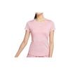 Dri-FIT One Printed Quick-Dry Sports Crew Neck T-Shirt Women Tops Cherry-Blossom-Pink DD0627-630