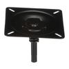 Multipurpose Boats Seat Swivels With 360 Degree Tilts and Powder Coated Black Finish for Saltwater Applications Use