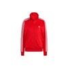 adidas Оригинальная свободная спортивная куртка Adicolor Classics Firebird с контрастным воротником в три полоски, женские топы красного цвета IP0602