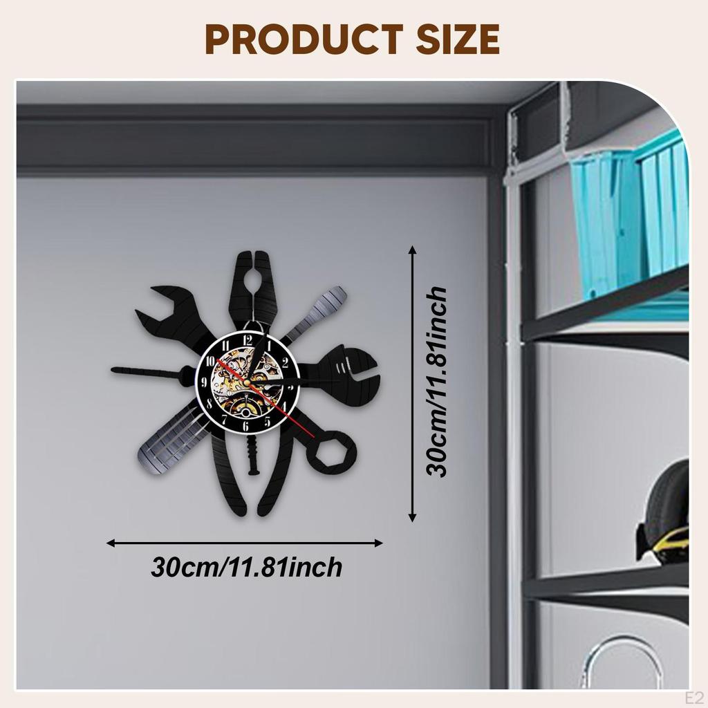 Подвесные часы бесшумные маленькие настенные декоративные часы на автомобильную тематику для