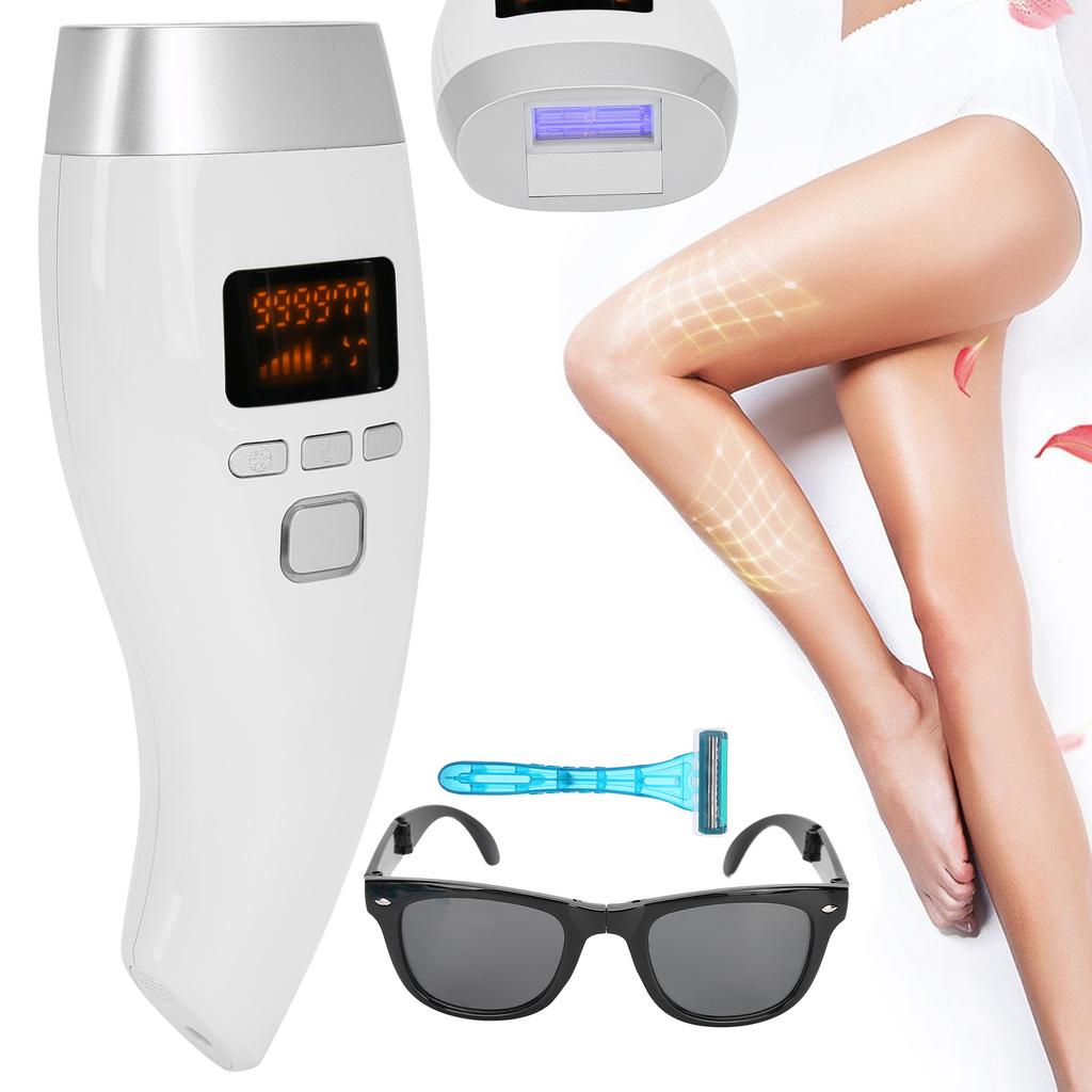 990000 Flashes IPL Ice Sense Hair Removal Machine Body Electric Epilator Silver