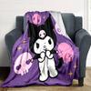 Ghostly Halloween Fun Flannel Blanket Super Soft Warm Cozy Blanket For Sofa Bed Office Travel Allseason Home Decor Gift
