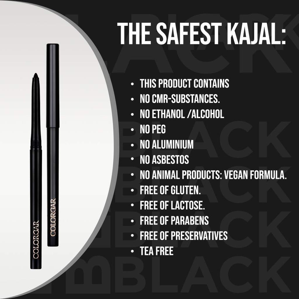 Colorbar Cosmetics Intensely Rich Kajal-Creatively, черный, 0,30 г