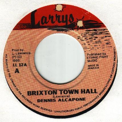 7inch Record DENNIS ALCAPONE ETHNIC ALLSTARS Brixton Town Hall L12 Larrys 1993 Jamaica Reggae Ska Dub Used