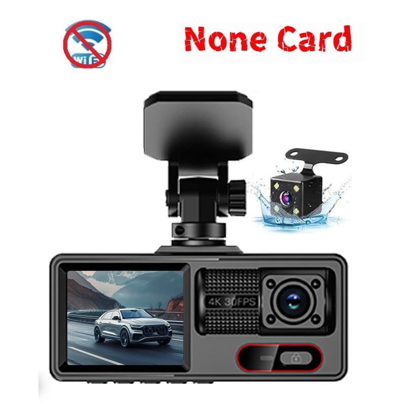 WiFi 1080P 3-Camera Car DVR, In-Car 3-Channel HD Dashcam Video Recorder