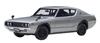 AUTOart Scale Nissan Skyline 2000 Silver Finished Model 77471 1/18 GT-R (KPGC110)