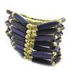 Les Trésors De Lily [N1778] - Fancy Bracelet 'Kilimanjaro' Golden Purple