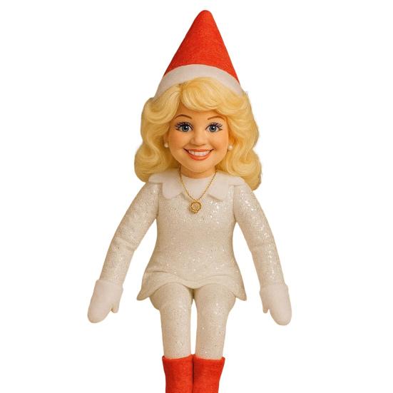 Christmas Elf Doll Plush Toy Fine Workmanship Handcrafted Stuffed Elf Toy Christmas Birthdays Decoration Elf Figurine Ornament