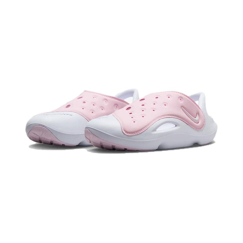 Nike Aqua Swoosh Sandal PS Pink Foam Kids Sneakers White FN0876-600