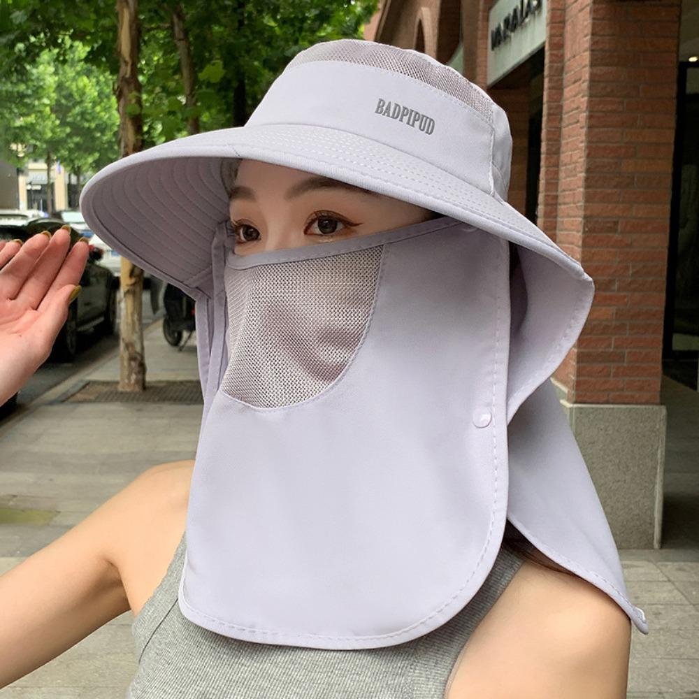 Sun Protection Fisherman Shawl Hat Breathable Mountaineering Cap Casual Sun Protection Cap Women