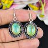 Yellow Triplet Opal Gemstone 925 Sterling Silver Jewelry Earring 1.73" KG-1746