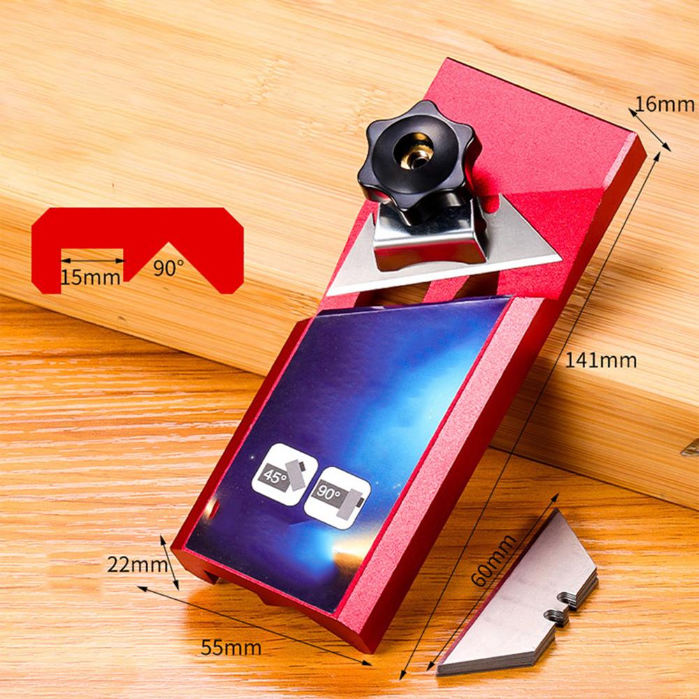 Инструмент для снятия фаски 45 градусов с 10 лезвиями, деревообрабатывающие инструменты, водонепроницаемый, с двойной канавкой, ручной фаскосниматель