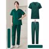 Hand Washing Clothes Women's Short Sleeves Hospital Surgical Gowns Hospital Brushing Gowns Sets Long Workwear Women