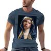 Weeping Mary X Villanelle TShirt Basic Casual Short Sleeve Cotton Shirt