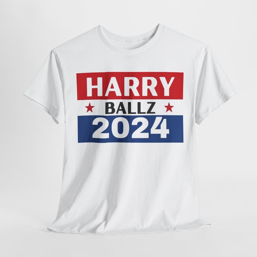Funny Political Shirt Harris Walz / Harry Ballz Cotton T-Shirt Unisex Unisex T-Shirt