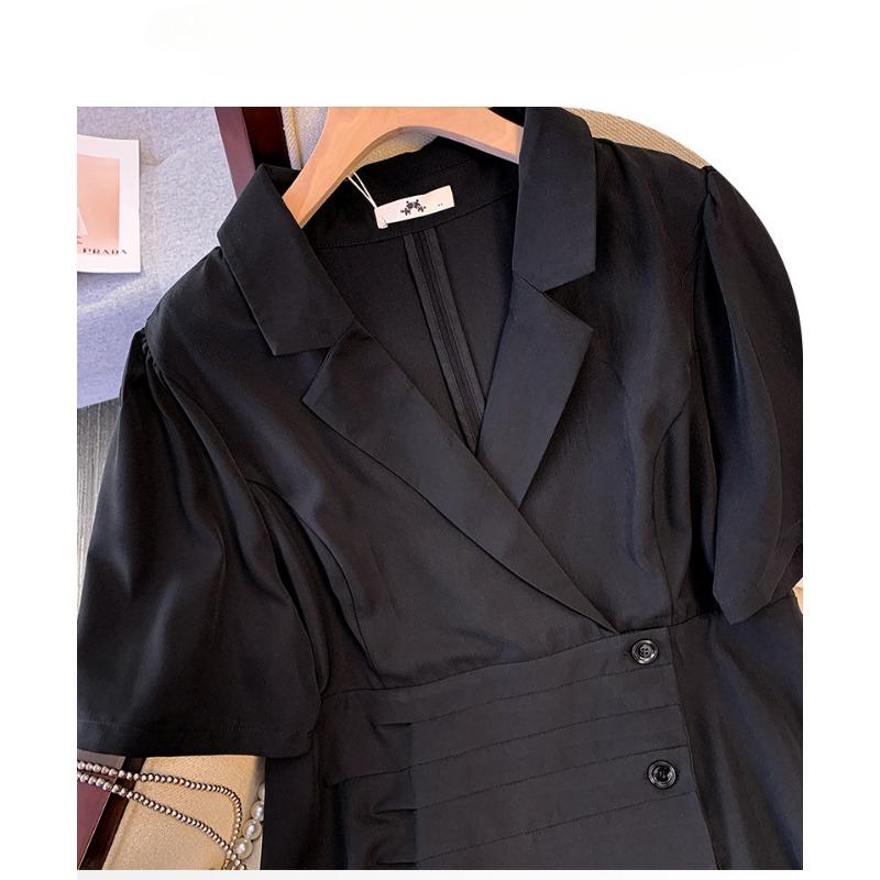 Плюс Размер Женщин Лето Новый Темперамент Мода Королевская Сестра Ветер Костюм Платье