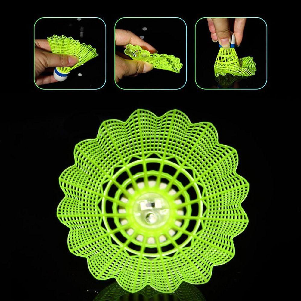 Light-up LED Badminton Glowing Lighting Shuttlecocks Badminton Accessories