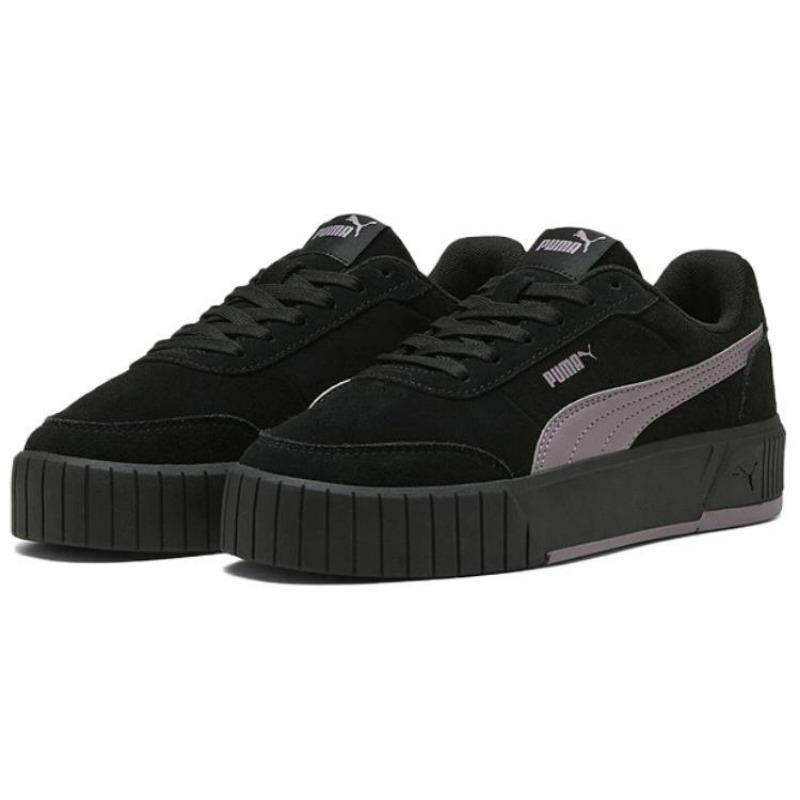 Puma Carina Mia Женские Низкие Износостойкие Универсальные Удобные Скейт-Кроссовки Черные 402638-03