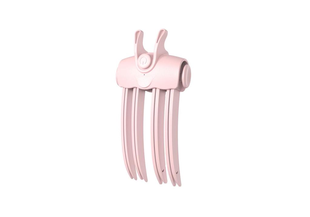 Electric Heated Rechargeable High Crown Fluffy Hair Clip for Long-Lasting Styled Bangs