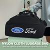 LLKF5 Car Logo Travel Portable Large Capacity Luggage Storage Bag For Ford Escape Ecosport Fusion Explorer Expedition Taurus 8OH