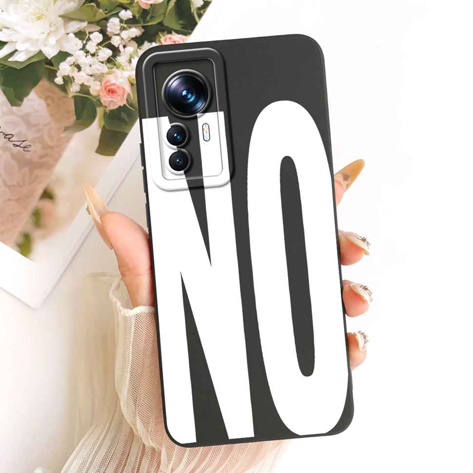 For Xiaomi Mi 12T Case 22071212AG Simple Style Popular Print Silicone Back Cover For Xiaomi Mi 12t Phone Cases Bumper