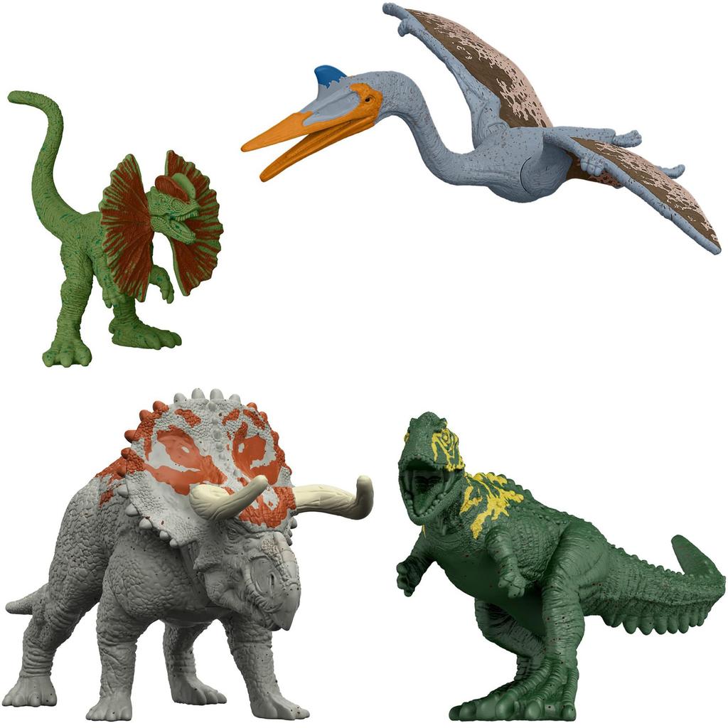 Mattel JURASSIC WORLD Mini Figure Box Assortment 2023 2nd Edition Years Old и [Blind Pack] [Dinosaur Toy] [3 Up] 986E-GWP38
