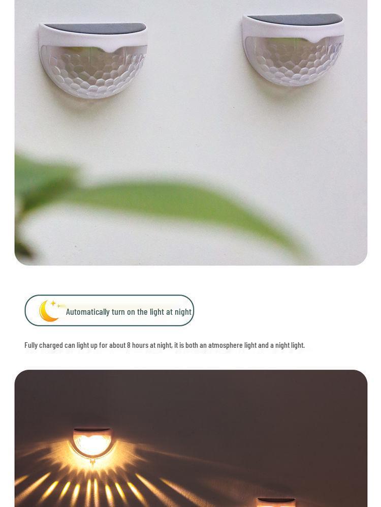 Solar Waterproof Outdoor Lights – Automatic Dusk On for Garden, Lawn, Wall, and Fence Decoration.