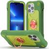 Прочный противоударный чехол для iPhone 14 13 11 Pro Max 12 Mini XS XR X 8 7 6 6S Plus SE 2022, мягкий силиконовый жесткий чехол с подставкой для кольца