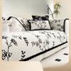 Chenille Sofa Cushion Four Seasons Universal Non-Slip Leather Sofa Cover Simple Retro Style Cushion Cover Towel