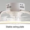 Ceiling Fan Lamp Warm White Light Multifunctional Fashion Eco-friendly Remote Control for Dormitory