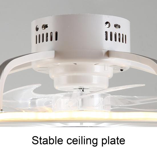 Ceiling Fan Lamp Warm White Light Multifunctional Fashion Eco-friendly Remote Control for Dormitory