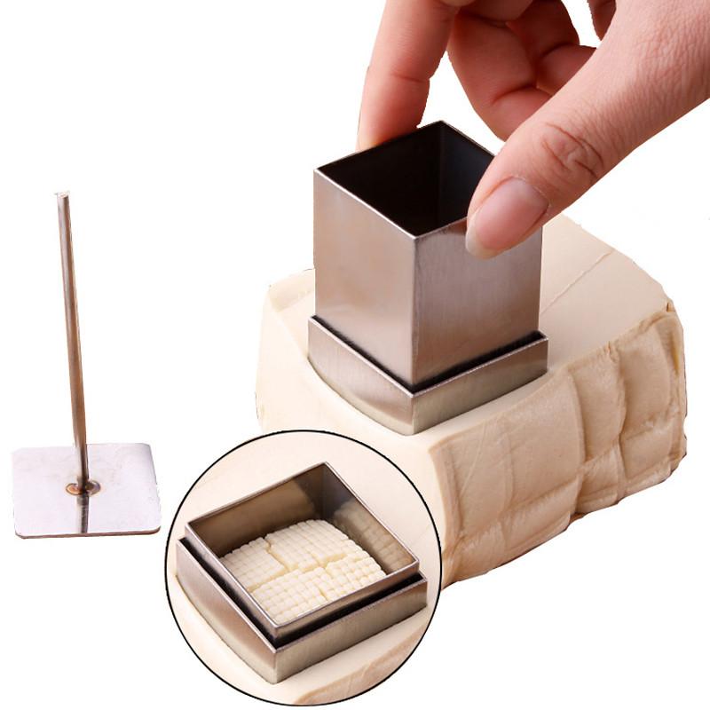 Stainless Steel Creative Stainless Steel Tofu Press Kitchen Tofu Maker Press Mold Kit DIY Tofu Cutter Gadgets