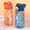 600ml Kids Water Cup With Silicone Straw Water Sippy Cup New Water Bottle  For Kids