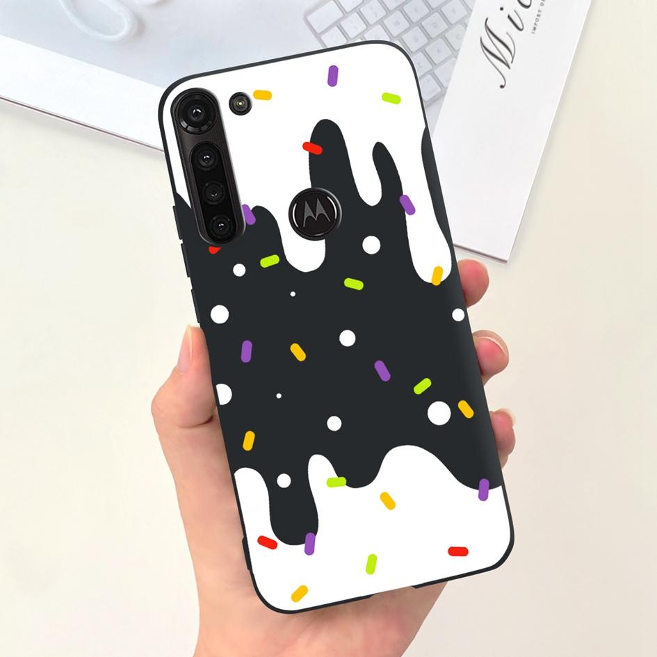For Motorola Moto G8 Power Case XT2041-1 XT2041-3 Cover Fashion Marble Flower Soft Slim Phone Funda For Moto G 8 G8 Power Bumper