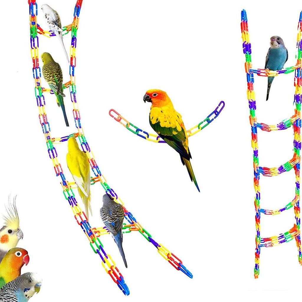 Honey 100/150Pcs Bag Weasel Products Climbing Toys Flying Mouse Climbing Training Supplies C-Type Chain Buckle Block