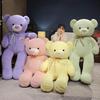 New Teddy Bear Doll Plush Toy Big Bear Throw Pillow Ribbon Bear Hug Bear Children's Gift Valentine's Day