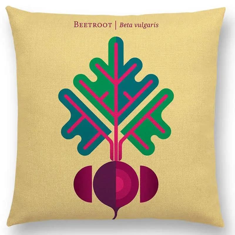 Прекрасные фрукты овощи наволочка лимон ананас авокадо ежевика лук свекла огурец наволочка на диванную подушку