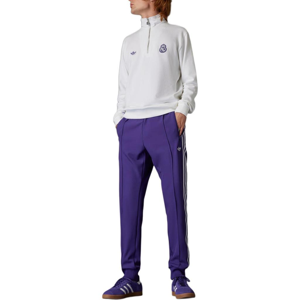 adidas Оригинальная футболка с молнией до середины Real Madrid Terrace Icons JF2574