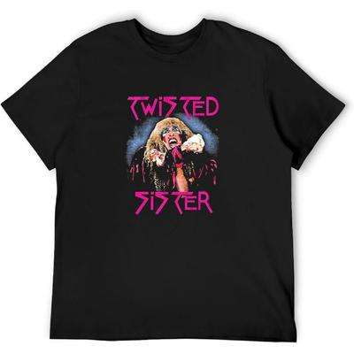 XIANGCUIJIAO Twisted Sister Stay Hungry Альбом Dee Snider Певец Глэм-рок Запрет Футболка Графическая Унисекс Черный