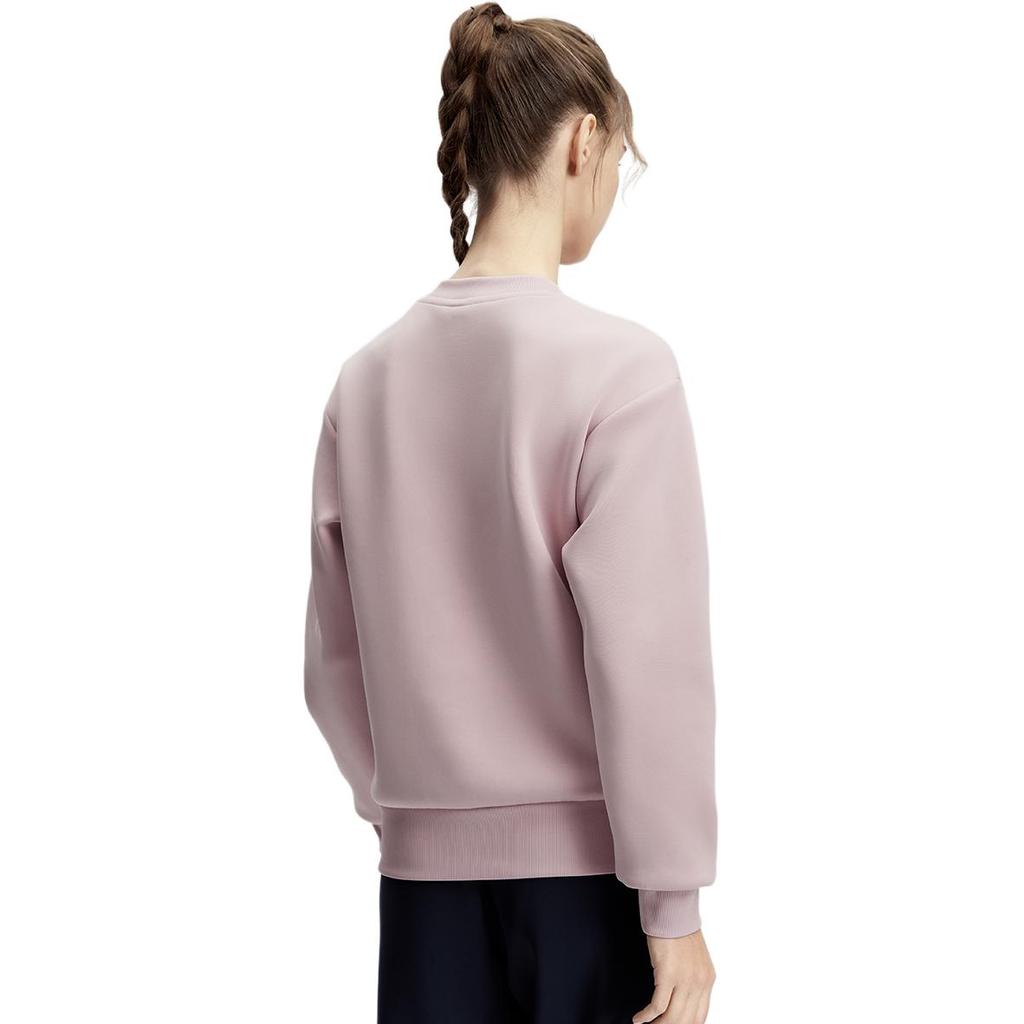 Fila Свитшот женский фитнес с принтом букв, пуловер, светло-пурпурный, красный A11W411209F-PK