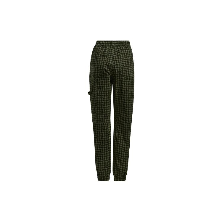 adidas originals Plaid Pattern Loose Sports Pants/Trousers/Joggers Green Men's HC6002