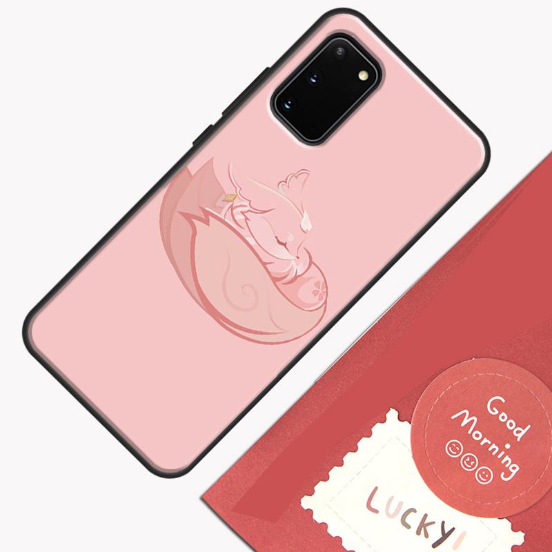 Чехол для телефона Yae Miko Genshin Impact для Samsung Galaxy S25 S26 Ultra S20 S21 S22 S23 S24 Plus S9 S10 S25 FE Защитный корпус