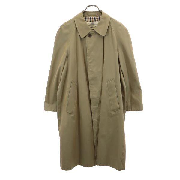 Aquascutum Stainless Collar Coat Khaki Men's Used