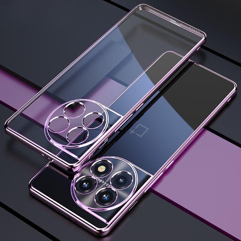 Для OnePlus Ace 3 Pro Чехол для телефона с гальваническим покрытием Для One Plus 1+ Ace3 Ace3Pro Lens All-inclusive Silicone Soft Shell Cover